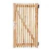 Portail français rondins de luxe châtaignier simple 175 cm hauteur