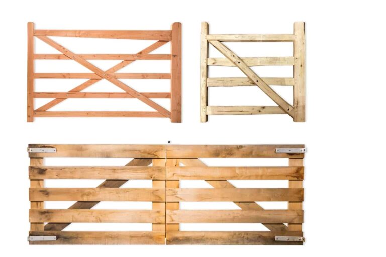 Houten veldpoorten