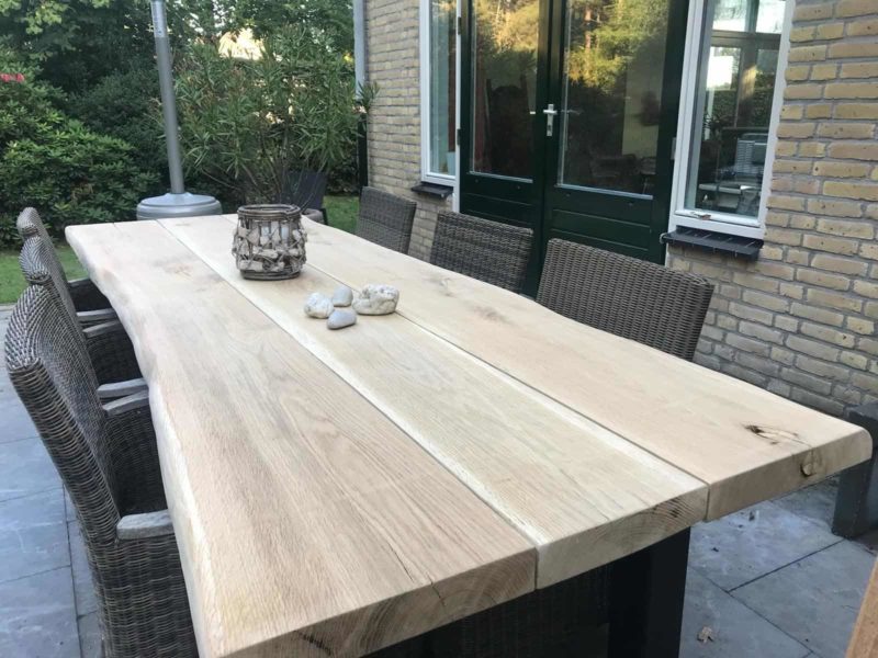 eikenhouten tuintafel Adéquat