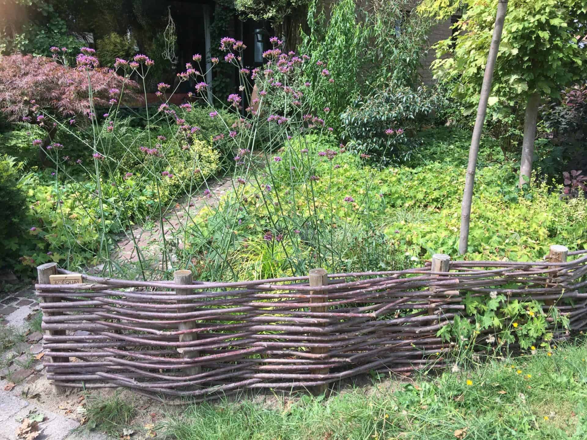 Natuurlijke omheining - Wilhout - Wilgentenen schutting .nl