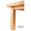Stoere eikenhouten tafel - Afbeelding 2