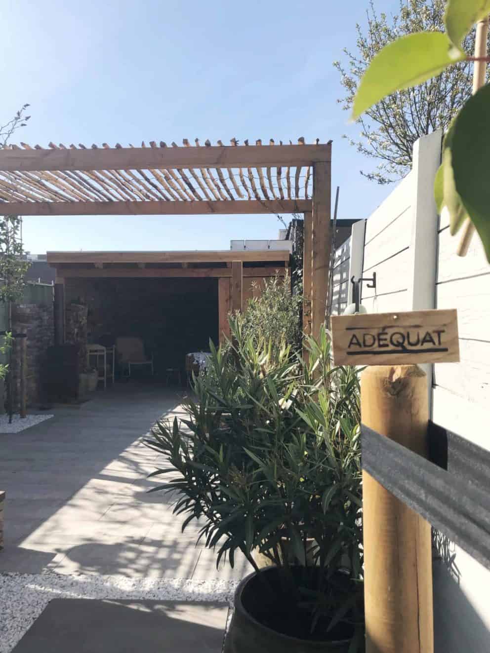 Schapenhek 200 cm met latafstand 6 cm gebruikt voor pergola