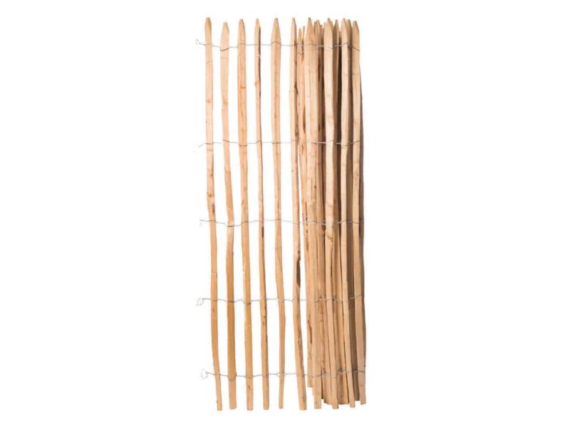 Frans schapenhek 200 cm hoog kastanjehout