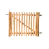 Franse rondhoutpoort 80 cm hoog