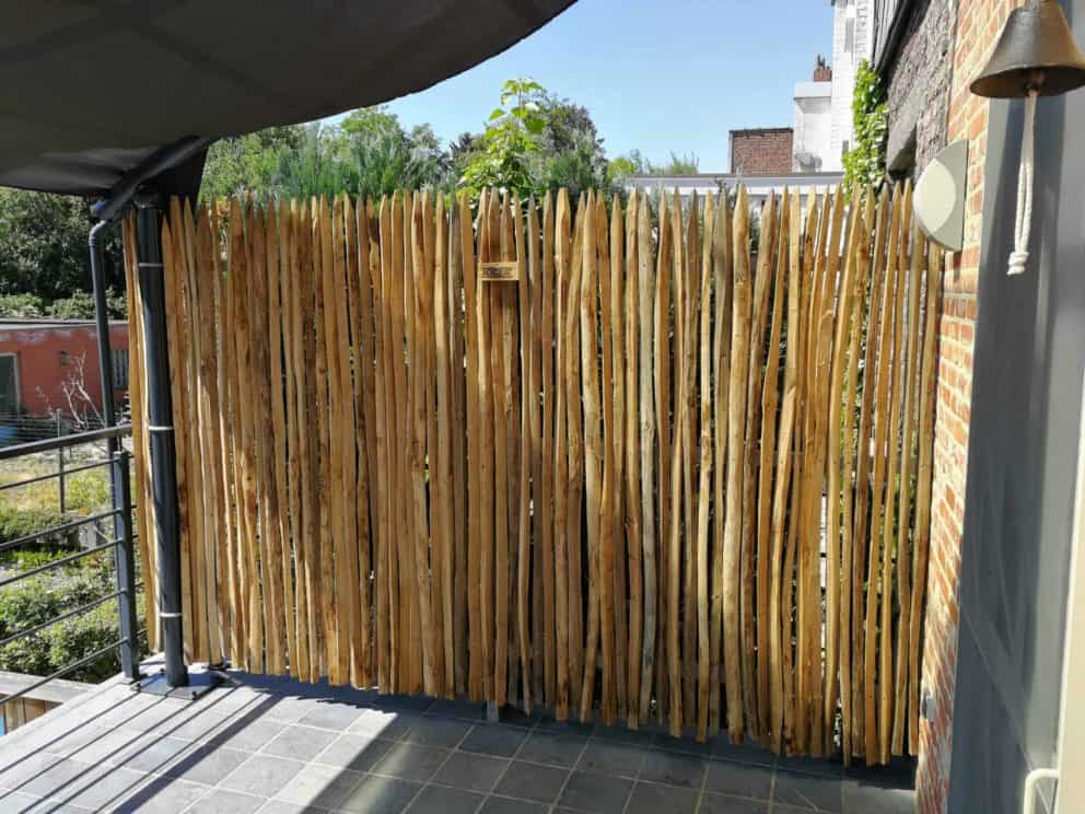 schutting van rasterlatten (kwartlatten) 175 cm
