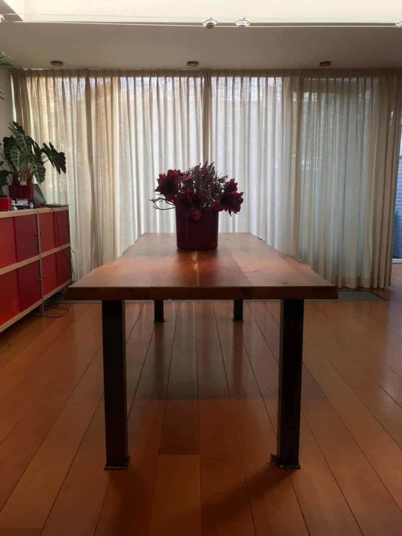 Kersenhouten tafel