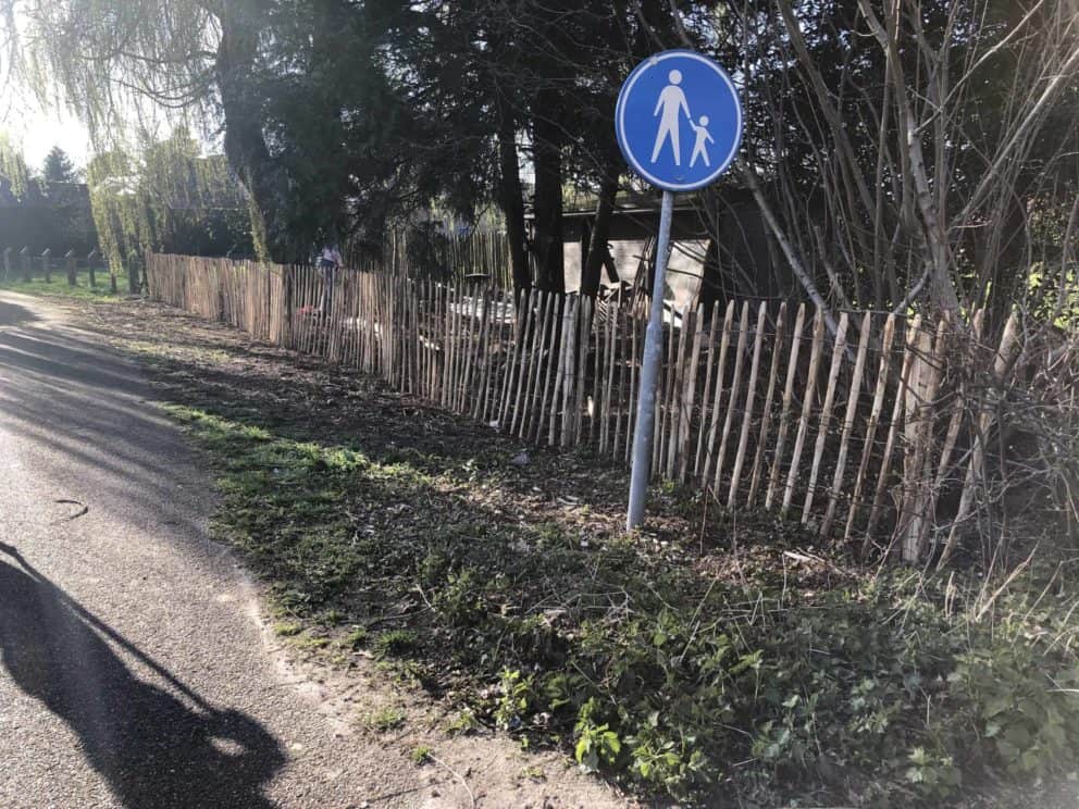 Schapenhek van 120 cm hoog met een latafstand van 10 cm