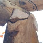 Pergola maken | kastanje houten palen | Adéquat
