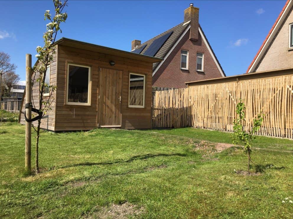 Schapenhek kastanje 175 cm hoog -Kastanjehouten schapenhek