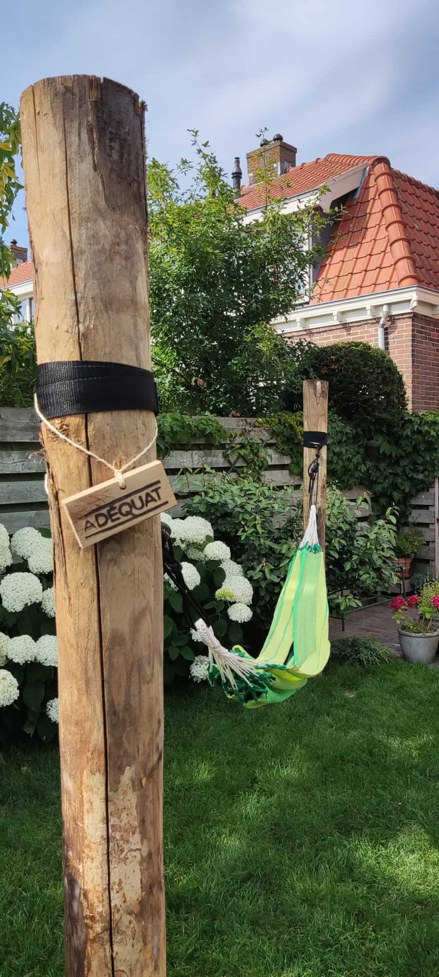 Kastanje paal met een hoogte van 300 cm en een diameter van 13-16 cm Adequat