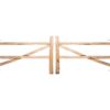 Post & Rail poort 2 niveau dubbele poort