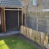 Schapenhek 80 cm H, latafstand 6 cm geplaats met de punten omlaag
