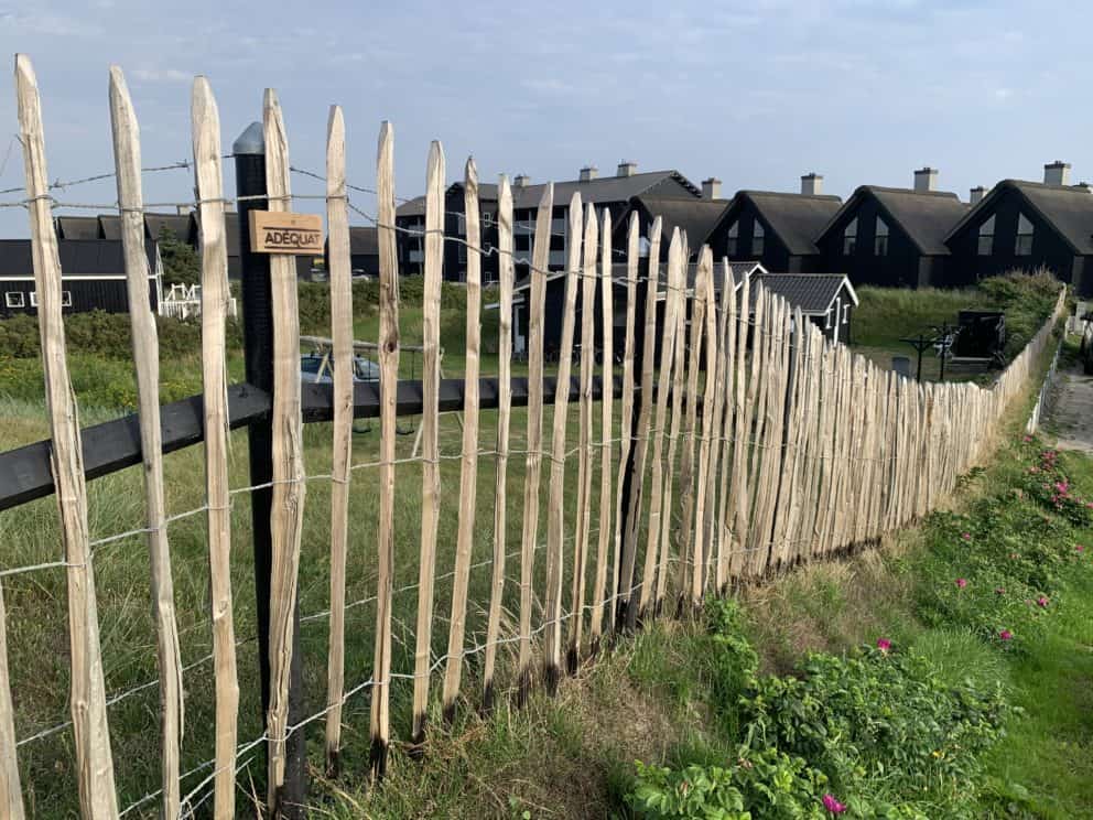 Frans schapenhek Adéquat 80 cm en een latafstand van 8 cm – Kastanjehouten schapenhek latafstand 8 cm