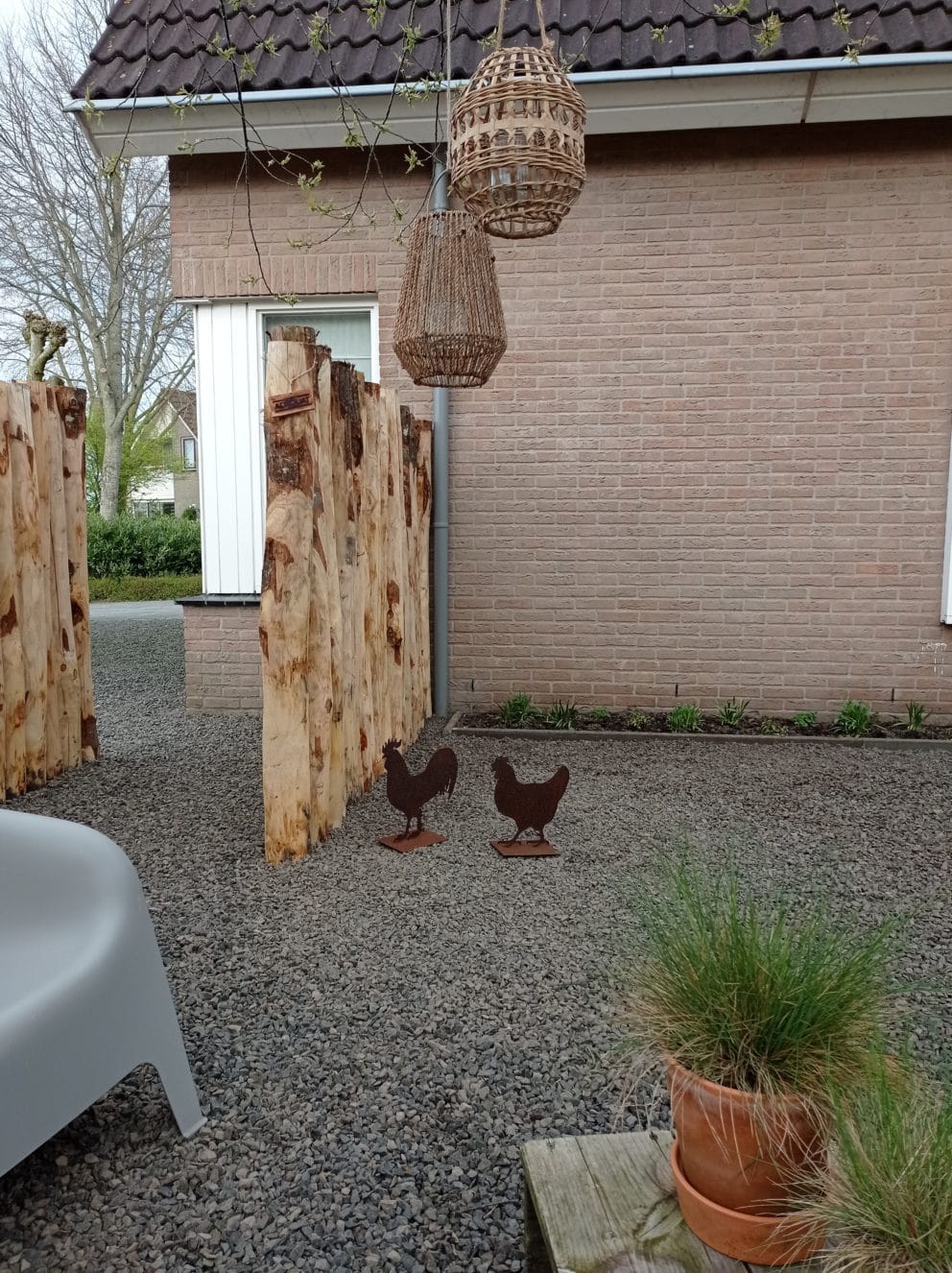 Kastanje palen met een hoogte van 200 cm en een diameter van 10-12 cm Adequat