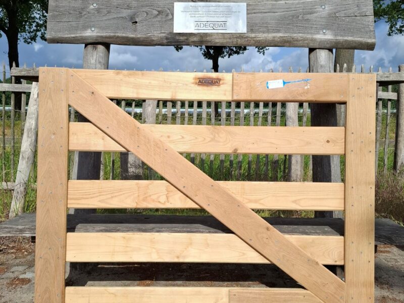 nr 65 boerenpoort eiken 150Bx110H cm