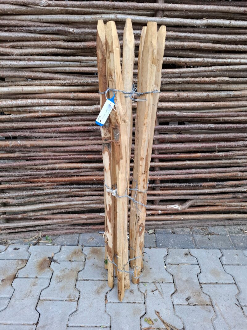 nr 146 kastanje schapenhek 100 cm hoog - latafstand 4 cm - reststuk 75 cm lang