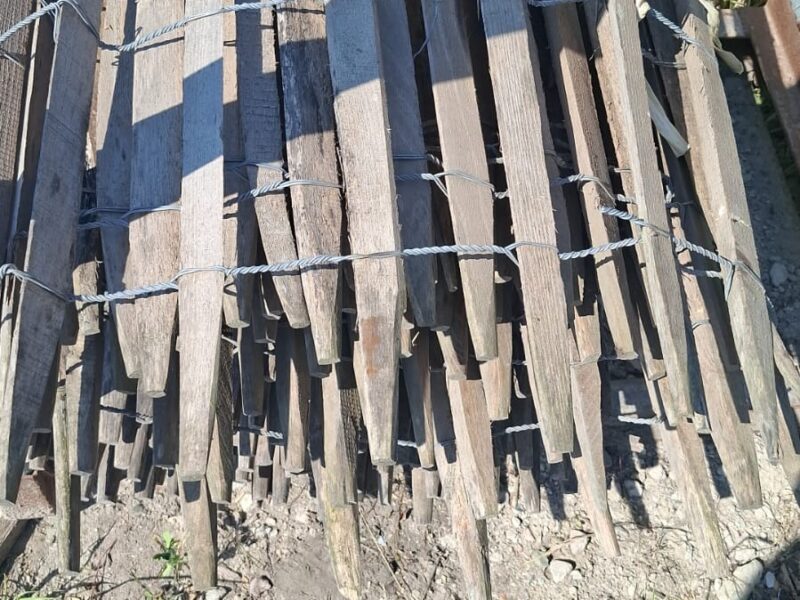 robinia schapenhek 80 cm hoog, latafstand 8 cm - 10 meter per rol