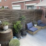 Hazelaar scherm Somme 1, 150 cm breed x 180 cm hoog