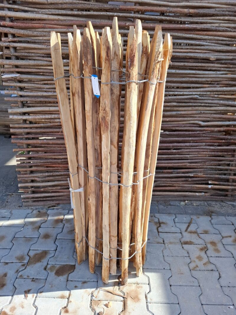 nr 111 shapenhek kastanje 120 cm hoog - latafstand 6 cm - reststuk 450 cm