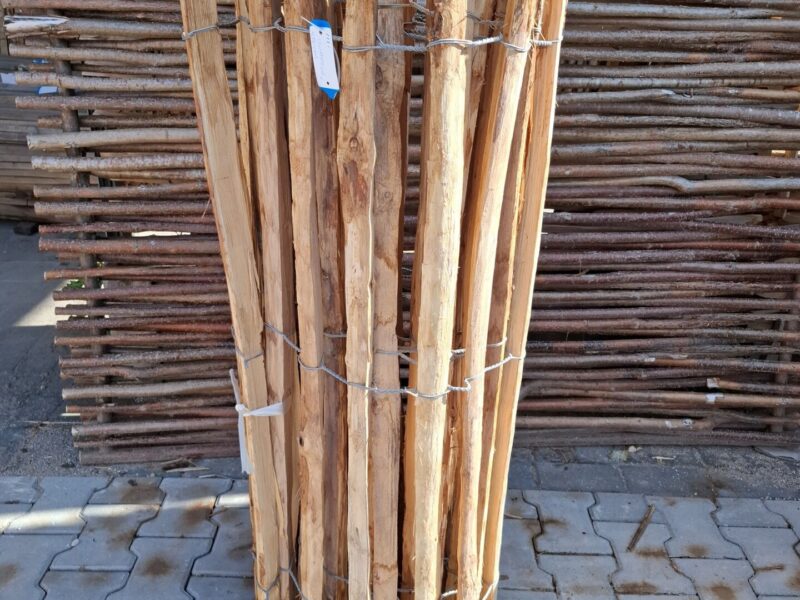 nr 111 shapenhek kastanje 120 cm hoog - latafstand 6 cm - reststuk 450 cm