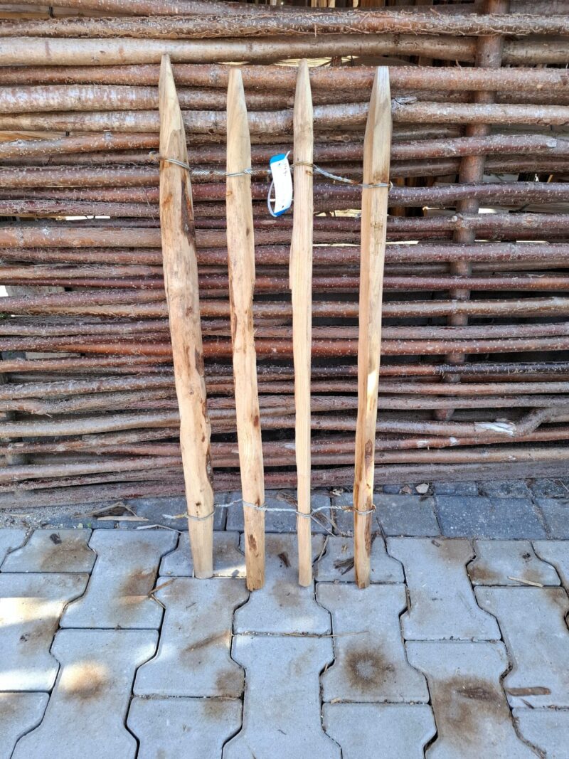 nr 149 schapenhek kastanje 80 cm hoog - latafstand 8 cm - reststuk 30 cm