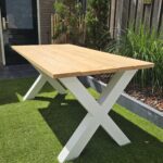 Kastanje plank gezaagd, diverse afmetingen, eettafel