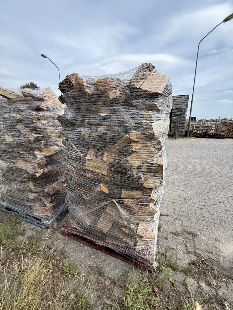 Stookhout op pallet