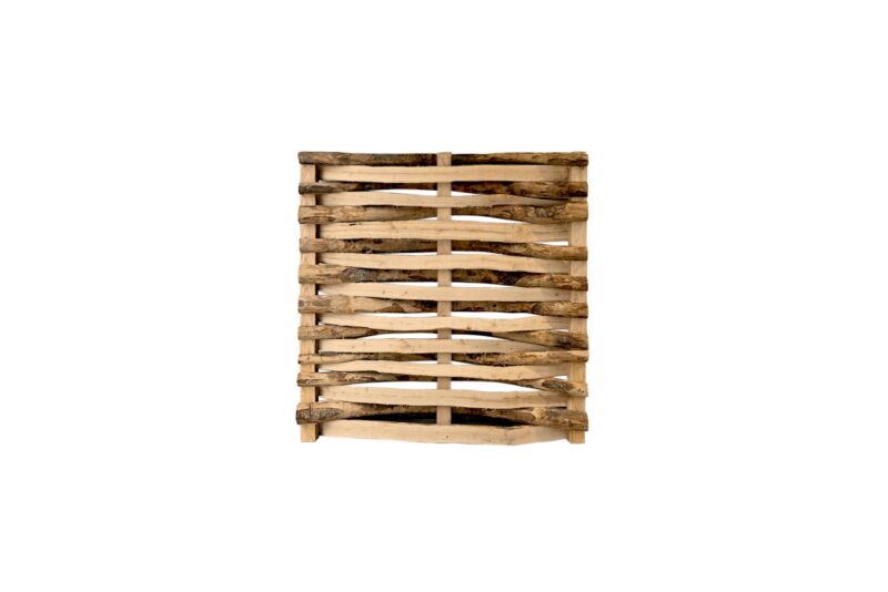 Vlechtscherm kastanje 100 cm hoog