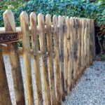 Schapenhek poort kastanje dubbel 180 cm breed x 80 cm hoog