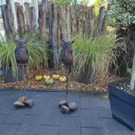 Robinia paal 180 cm lang, diameter 8-10 cm, geschild en gepunt
