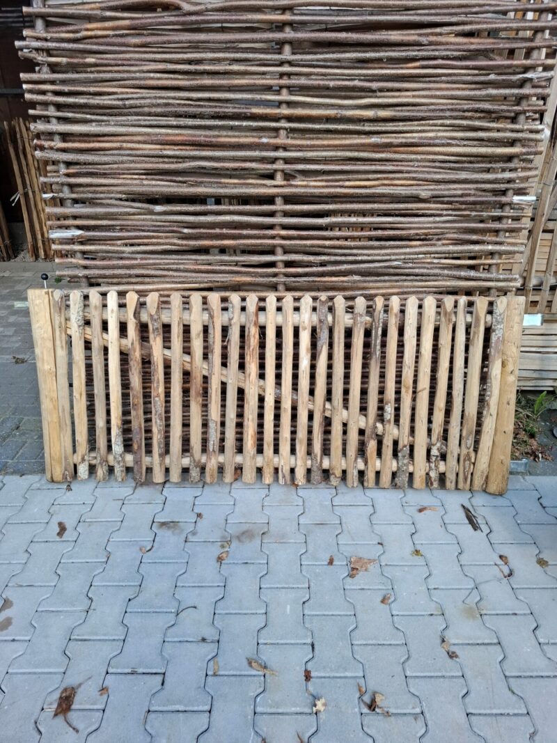 nr 86 schapenhekpoort kastanje 192 cm breed x 80 cm hoog - rechtsdraaiend