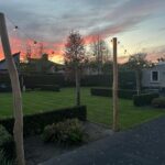 Robinia paal 400 cm lang, diameter 16/18 cm, sfeerverlichting