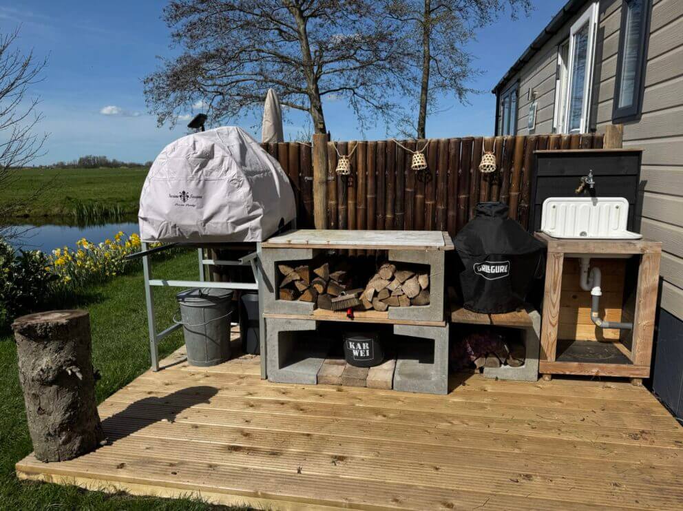 Kastanjepaal 7-9, 150 cm lang voor bodemhuls en bodemhuls met grondplaat