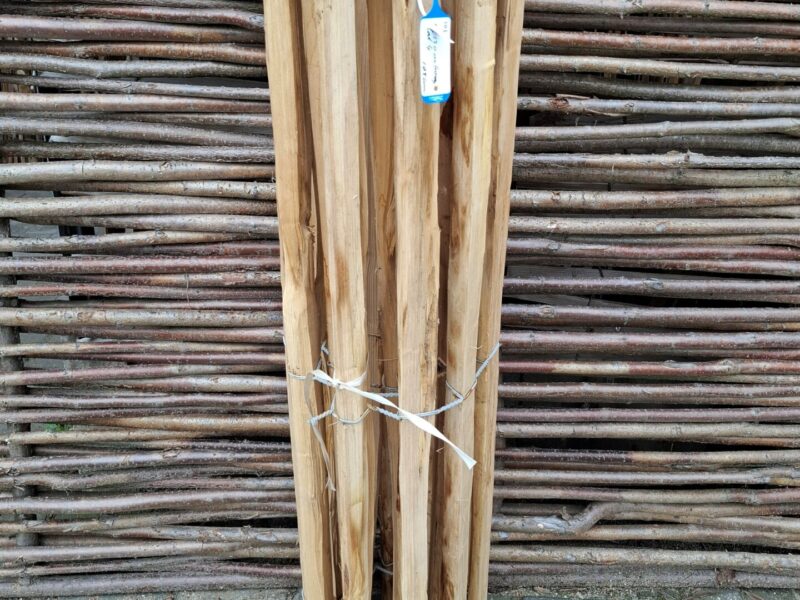 Nr 101 Schapenhek kastanje 120 cm hoog, latafstand 4 cm. Lengte 185 cm
