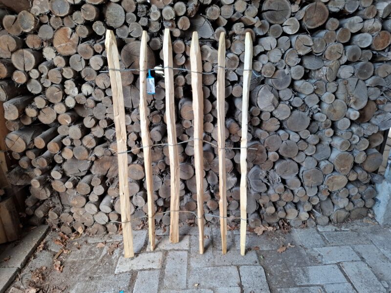 Nr 113 Schapenhek kastanje 100 cm hoog, latafstand 8 cm. Lengte 60 cm