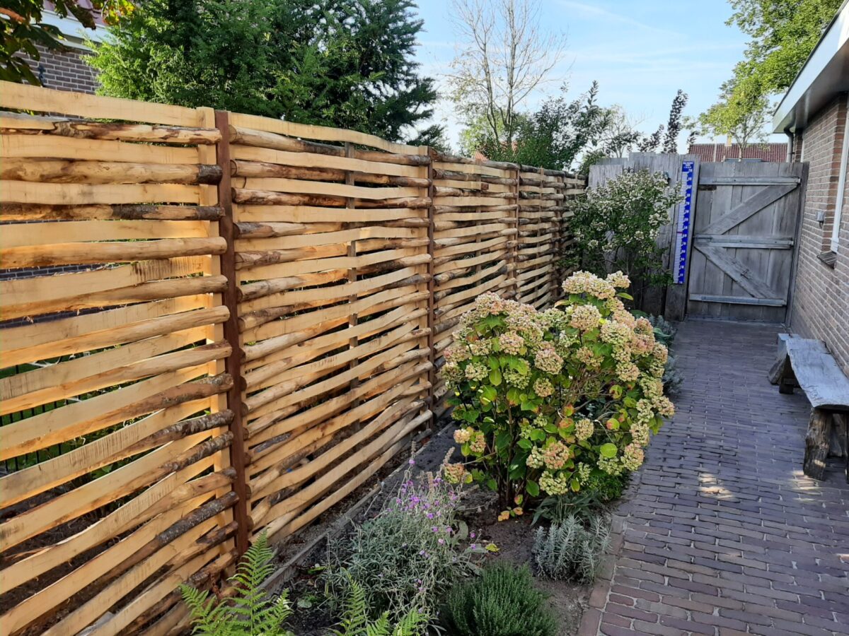 Vlechtscherm kastanje 180Hx180B