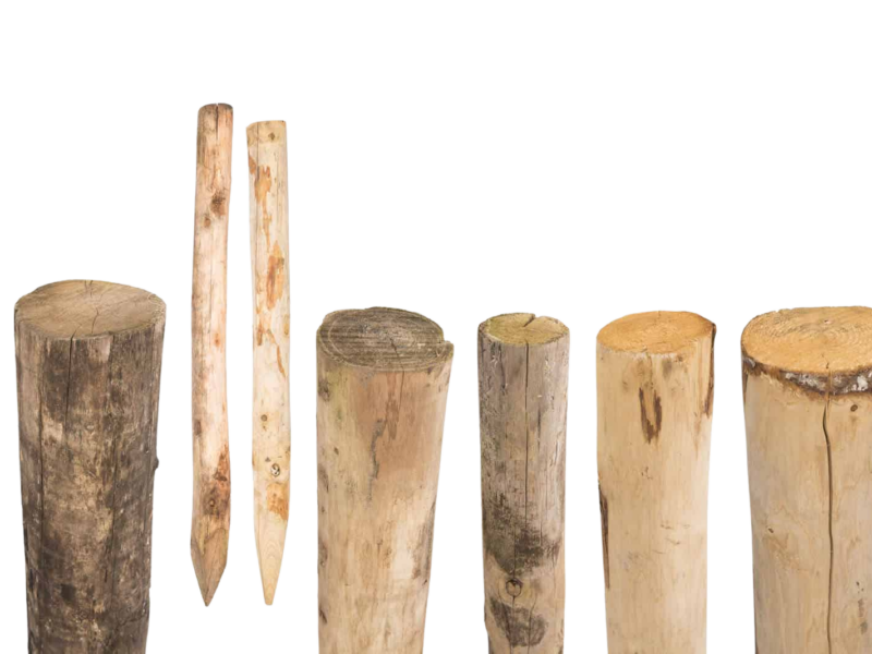 Houten palen